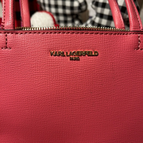 Karl Lagerfeld pink crossbody - Picture 2 of 12